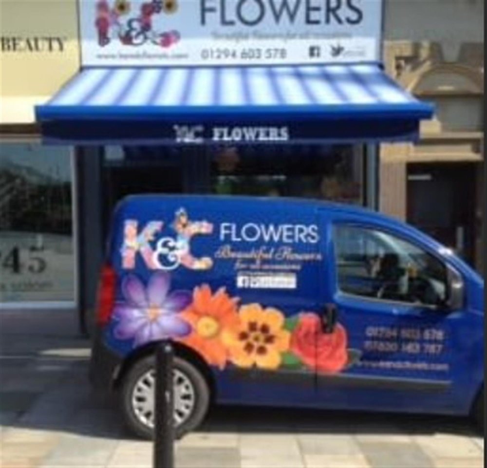  FLORIST town centre position SALTCOATS/NORTH AYRSHIRE